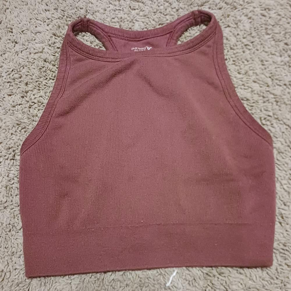 Rib knit Sports Bra size M